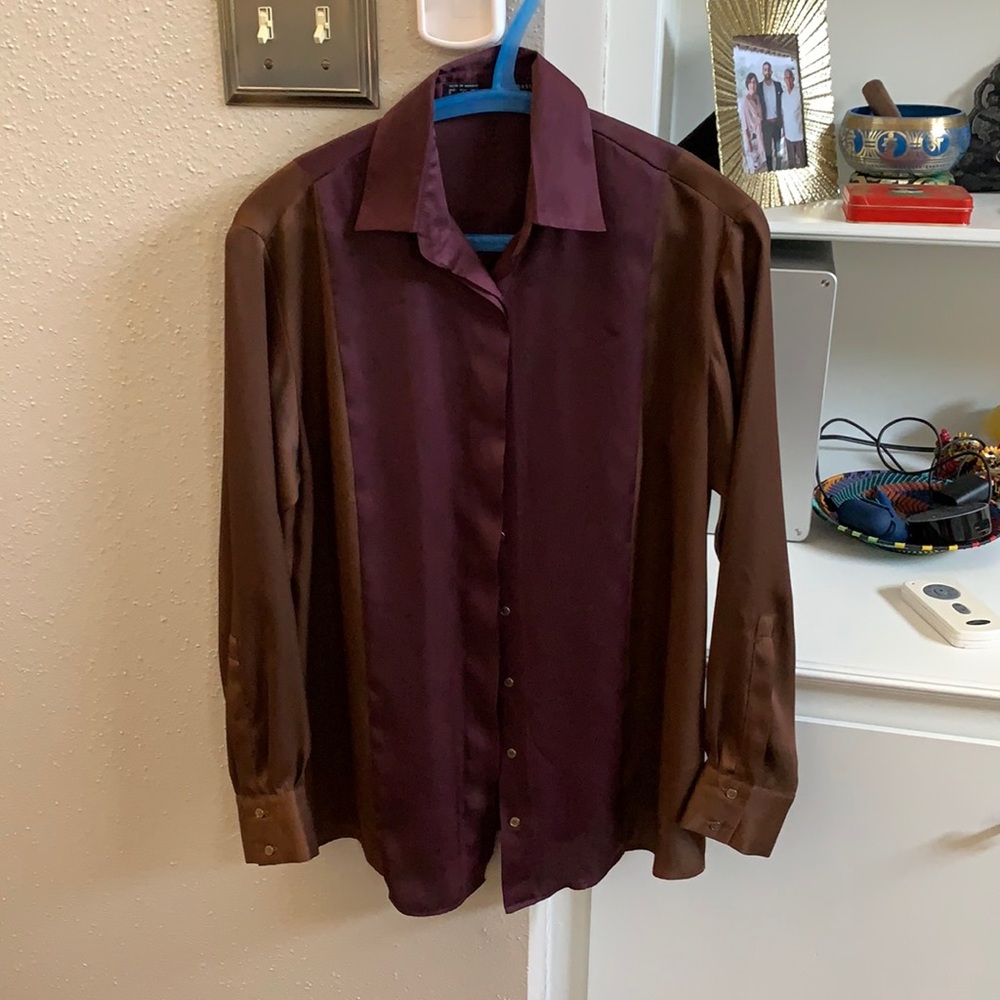 Two toned blouse